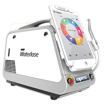 Biolase WaterLase Express laser system used for gentle gum treatment at MD Periodontics